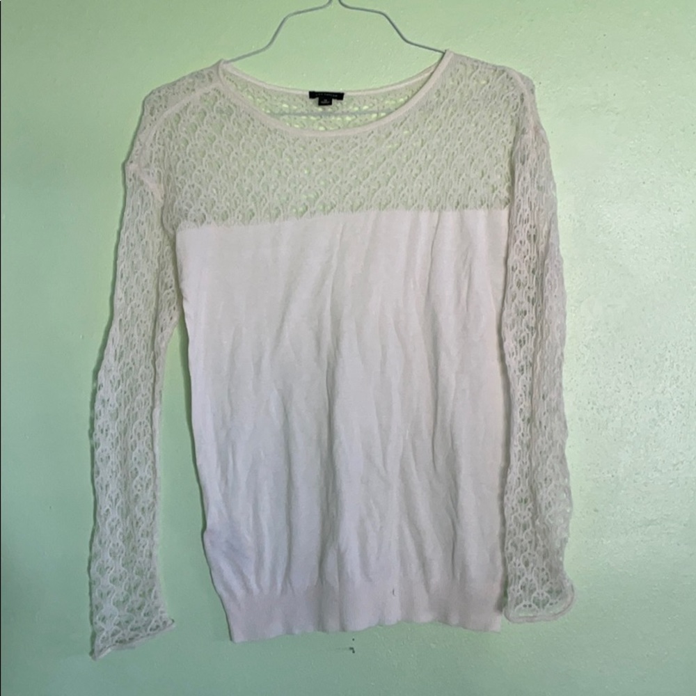 White Ann Taylor Blouse